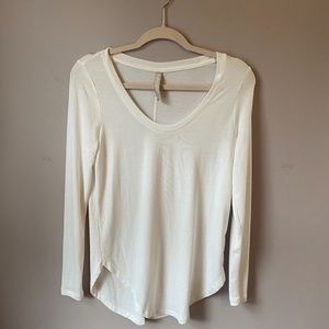 Athleta Cloudlight Long Sleeve Tshirt in Ivory